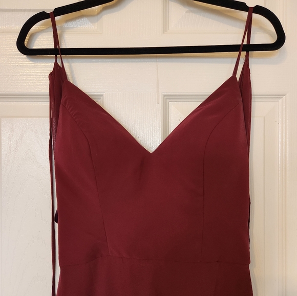 Formal Burgundy dress - Picture 3 of 5